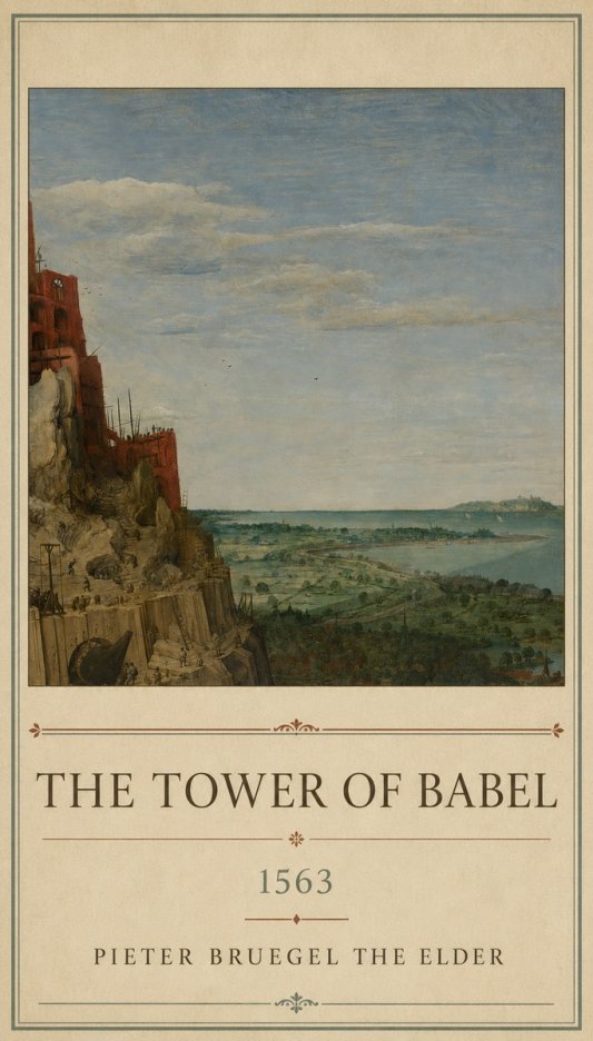 Pieter Bruegel The Tower of Babel X No1 - Juliste
