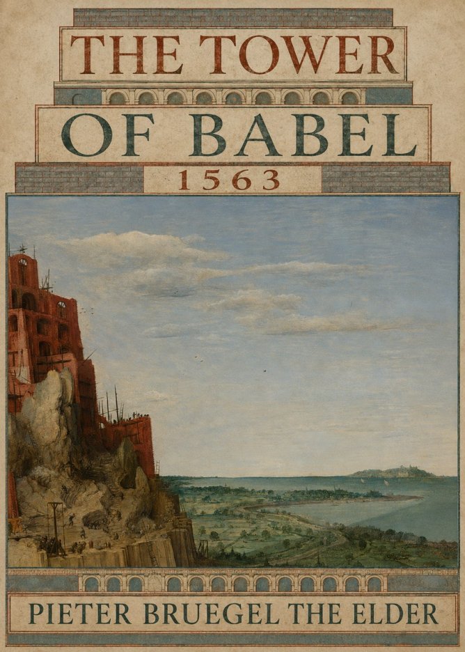Pieter Bruegel The Tower of Babel X No6 - Juliste