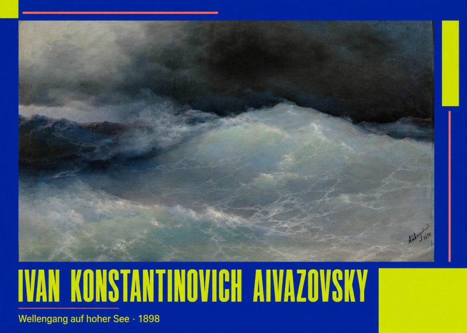 Ivan Konstantinovich Aivazovsky Wellengang Auf Hoher See No2 - Juliste