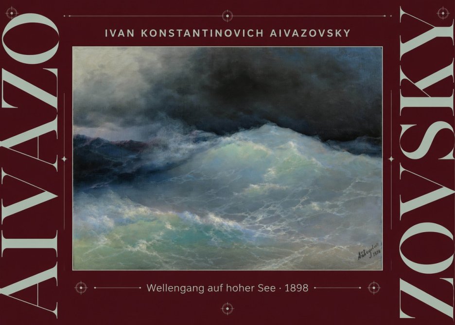 Ivan Konstantinovich Aivazovsky Wellengang Auf Hoher See No3 - Juliste
