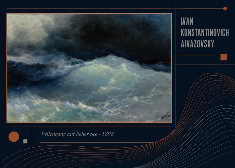 Ivan Konstantinovich Aivazovsky Wellengang Auf Hoher See No4 - Juliste