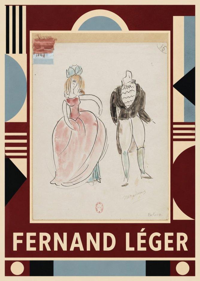 Fernand Léger Bolivar VI No1 - Juliste