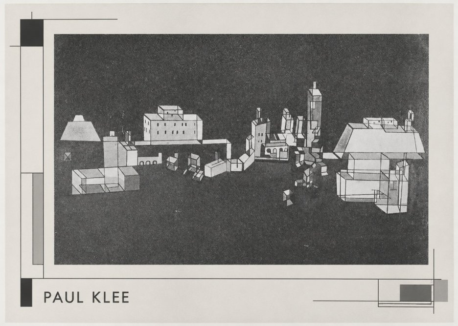 Paul Klee Architectural Forms No3 - Juliste
