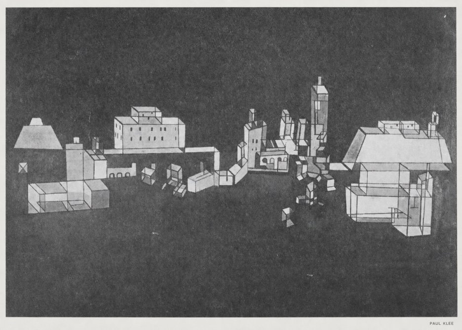 Paul Klee Architectural Forms No6 - Juliste