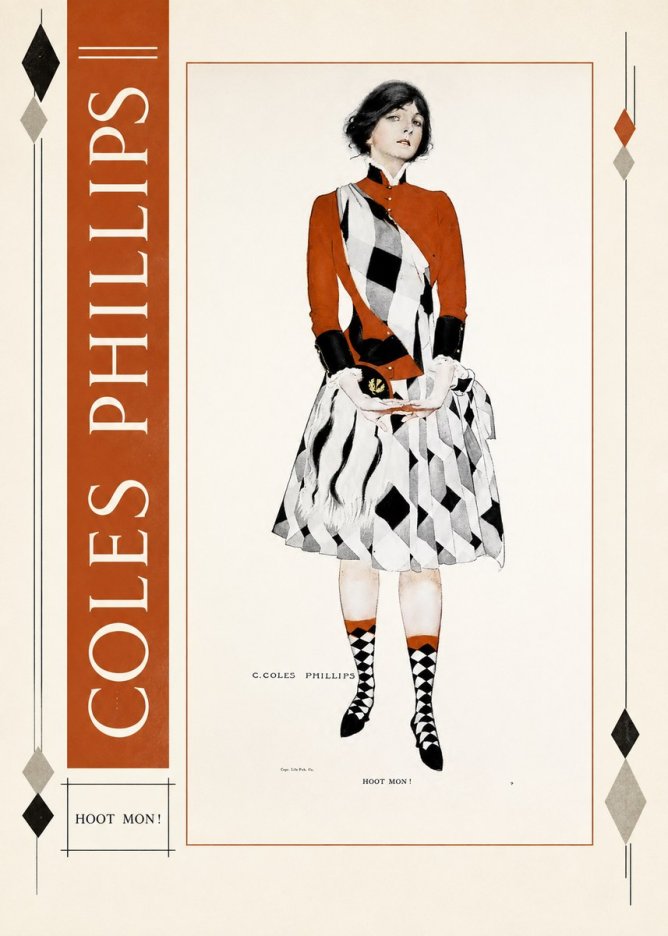 Coles Phillips Hoot Mon! No2 - Juliste