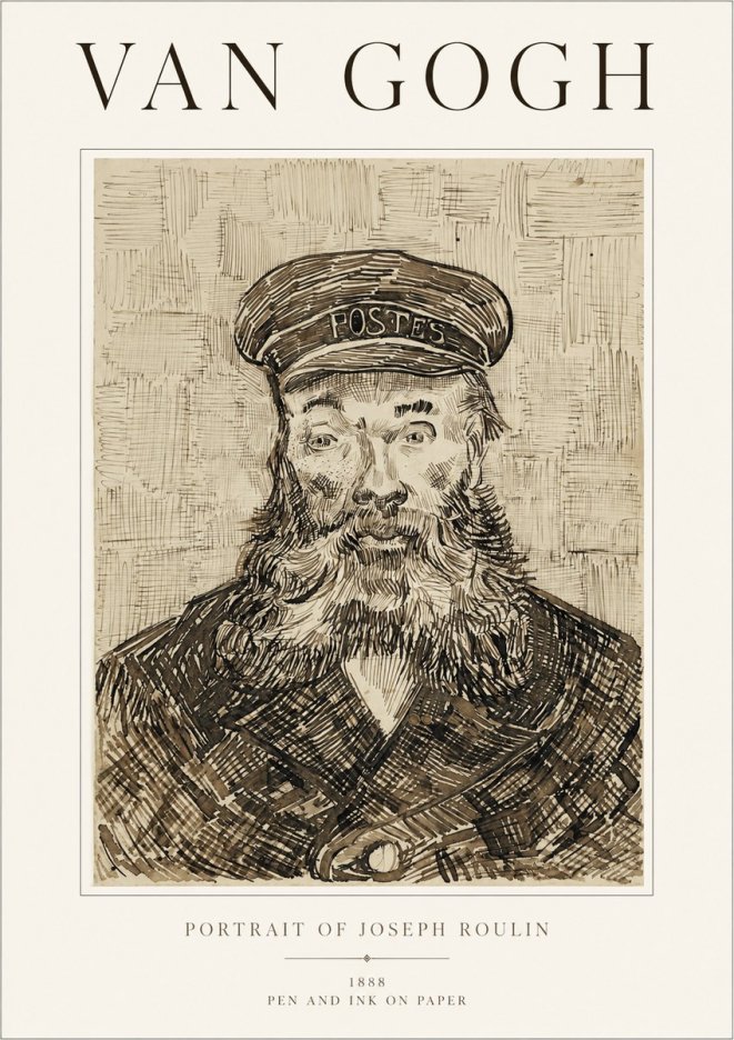 Van Gogh Portrait of Joseph Roulin I No1 - Juliste