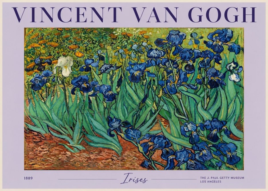 Van Gogh Irises I No2 - Juliste