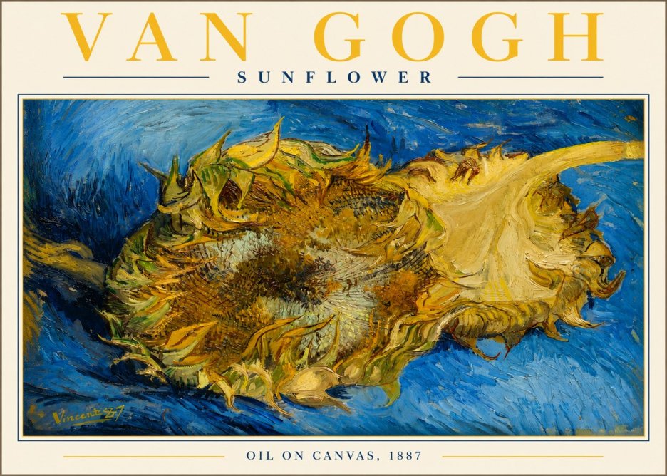 Van Gogh Sunflower No2 - Juliste