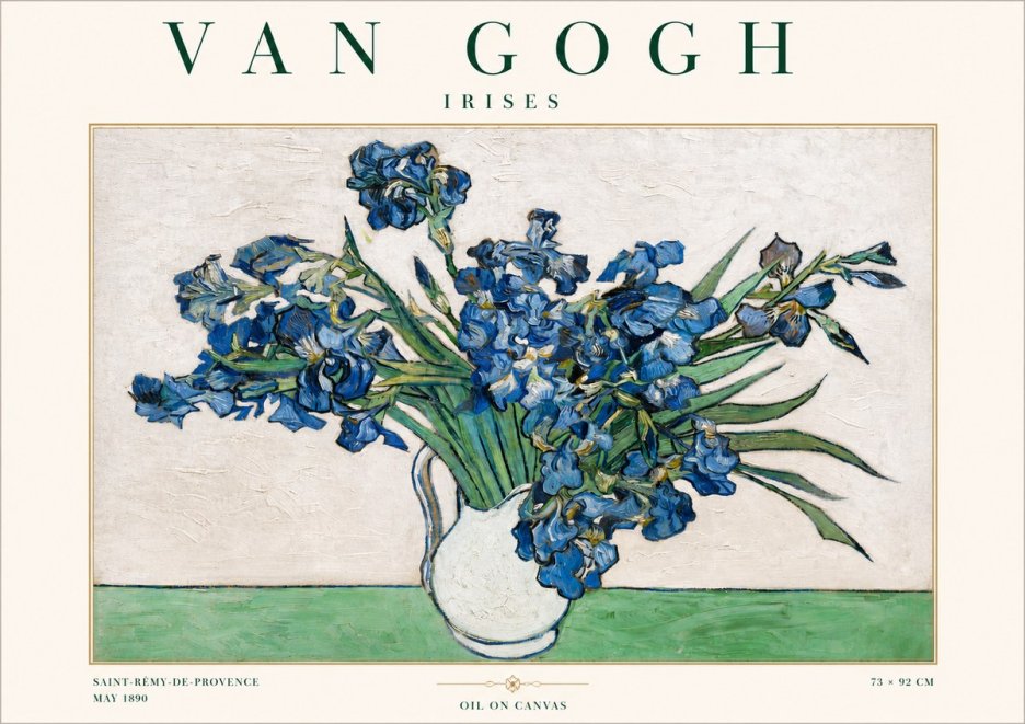 Van Gogh Irises II No3 - Juliste