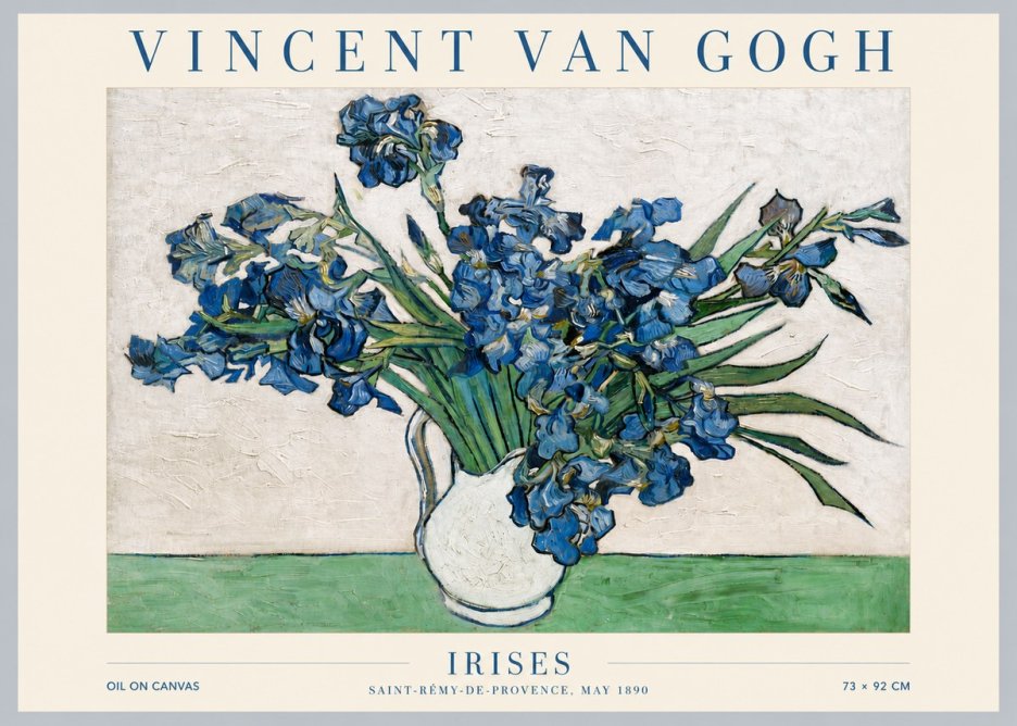 Van Gogh Irises II No5 - Juliste