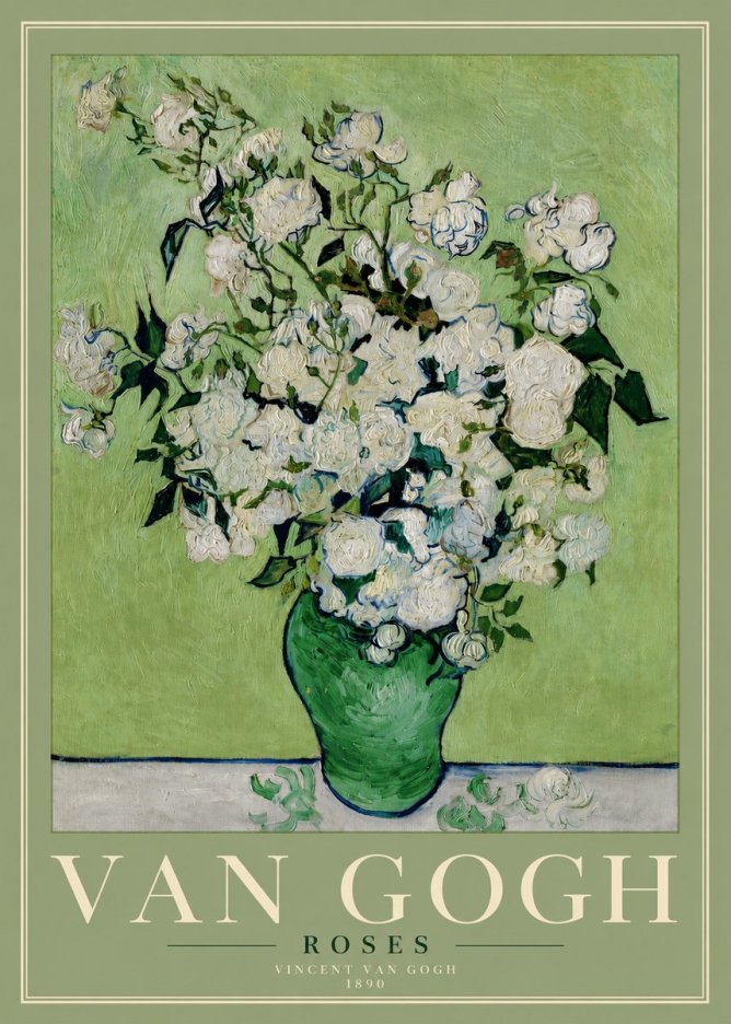 Van Gogh Roses I No4 - Juliste
