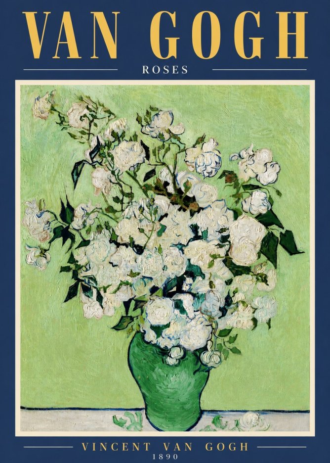 Van Gogh Roses I No5 - Juliste