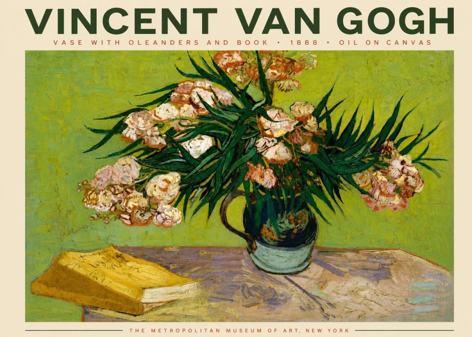 Van Gogh Oleanders No4 - Juliste