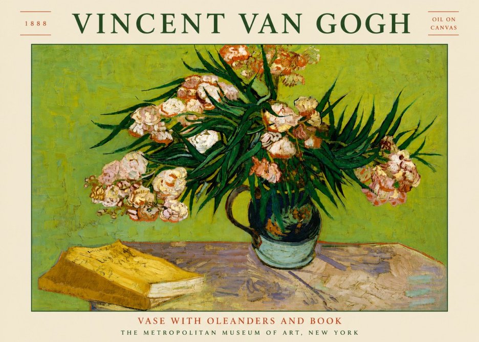 Van Gogh Oleanders No5 - Juliste