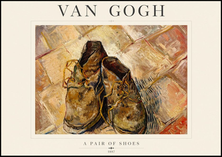 Van Gogh A Pair of Shoes No1 - Juliste