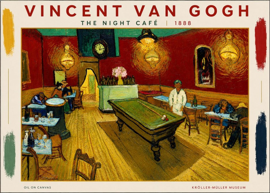 Van Gogh The Night Café II No4 - Juliste