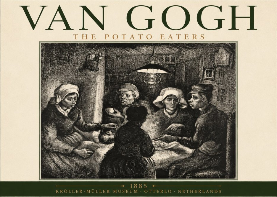 Van Gogh The Potato Eaters I No2 - Juliste