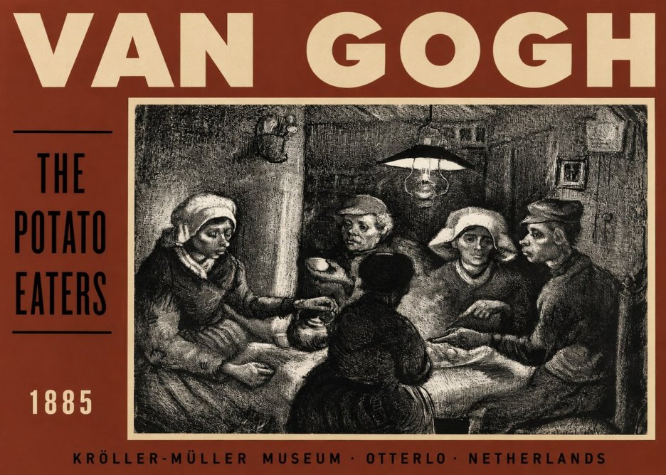 Van Gogh The Potato Eaters I No3 - Juliste