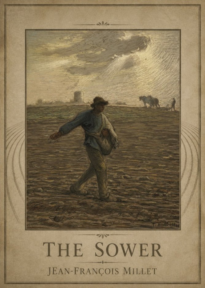 Jean-François Millet The Sower I No1 - Juliste