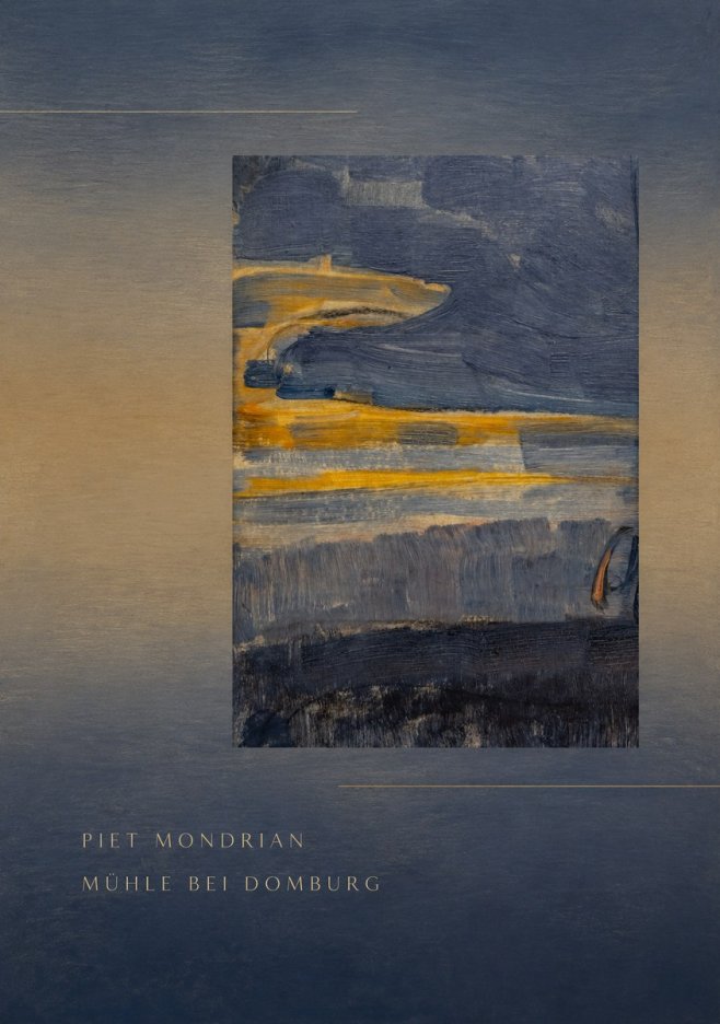 Piet Mondrian Mühle Bei Domburg No6 - Juliste