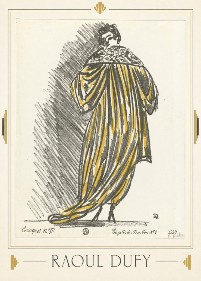 Raoul Dufy Croquis N°vii No3 - Juliste