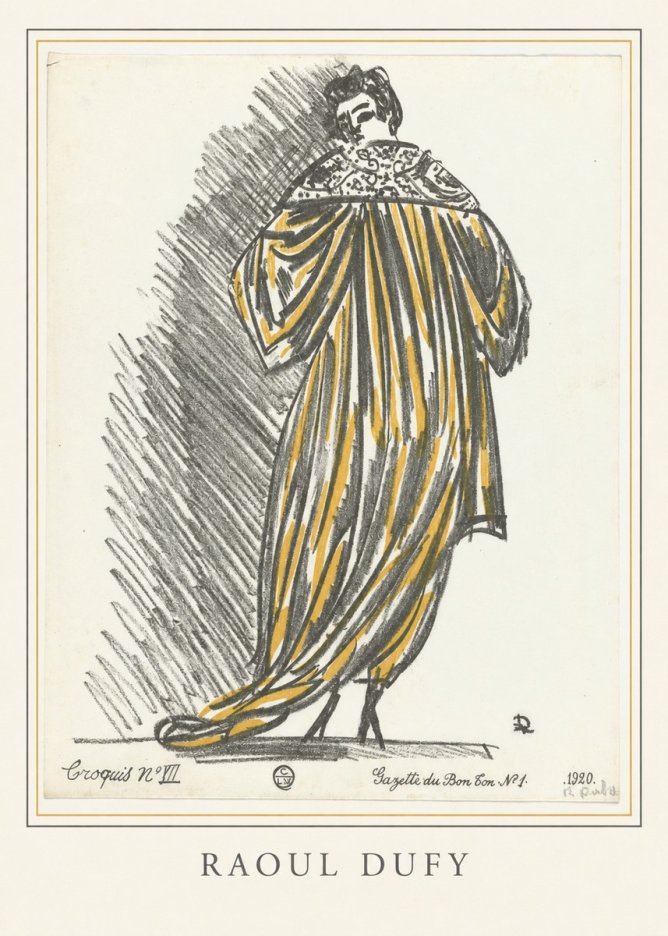 Raoul Dufy Croquis N°vii No5 - Juliste