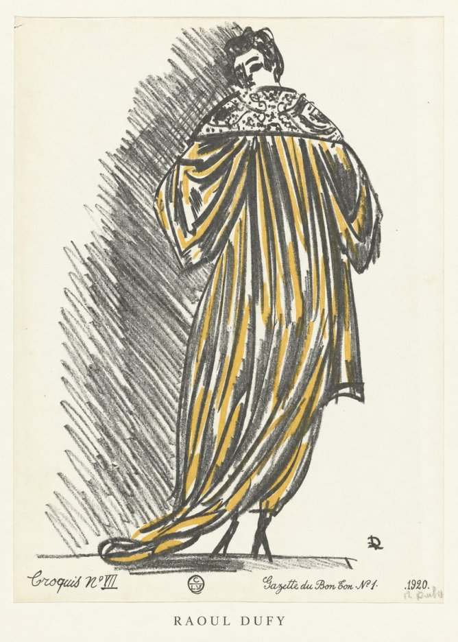 Raoul Dufy Croquis N°vii No6 - Juliste