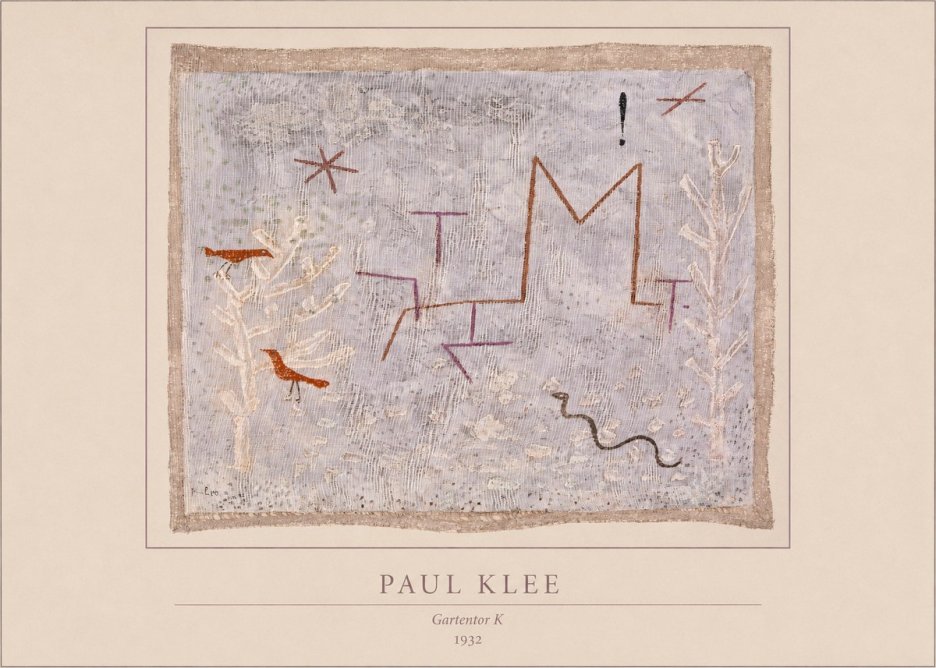 Paul Klee Gartentor K No2 - Juliste