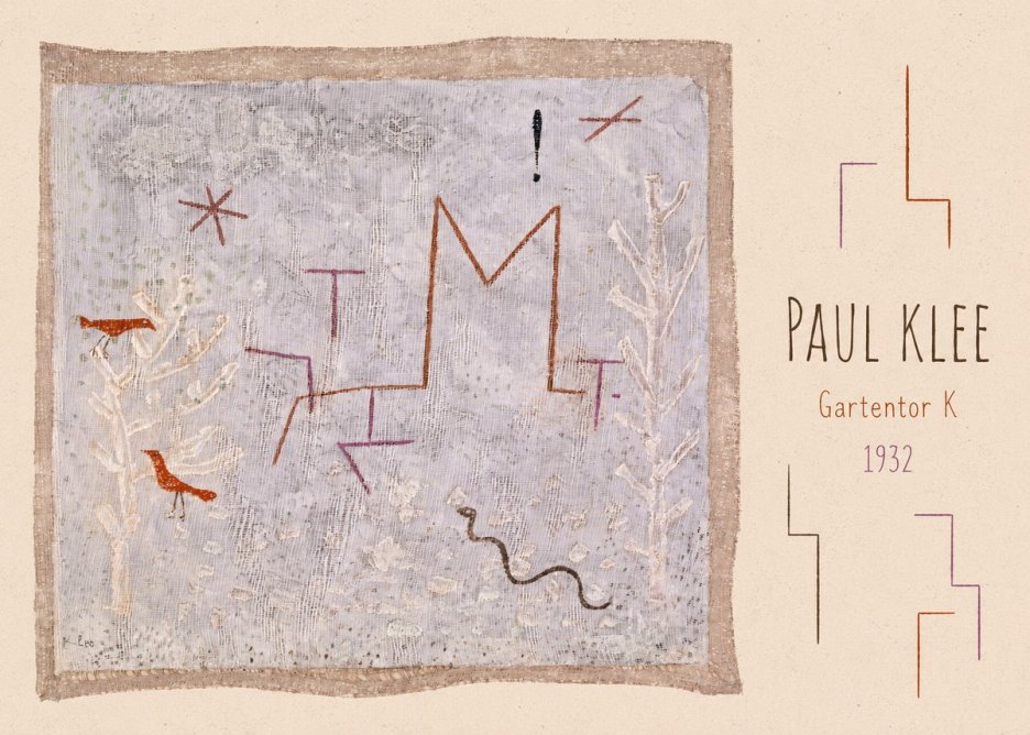 Paul Klee Gartentor K No3 - Juliste