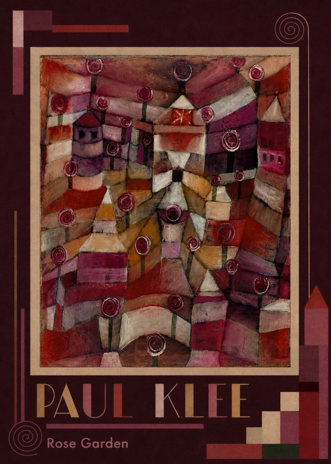 Paul Klee Rose Garden No5 - Juliste