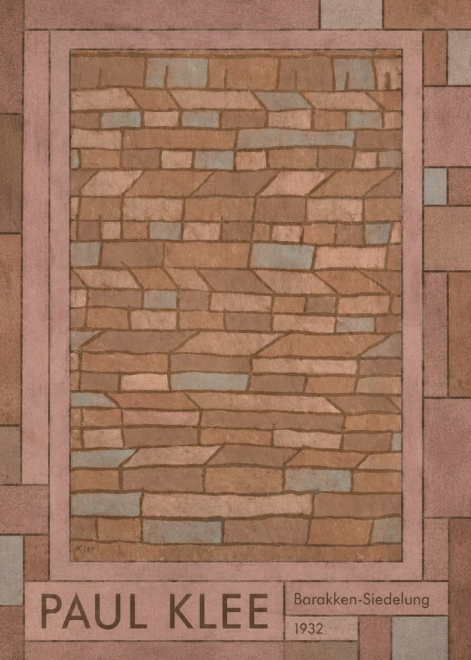 Paul Klee Barakken-siedelung No1 - Juliste