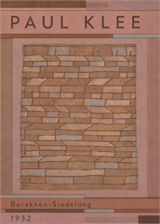 Paul Klee Barakken-siedelung No3 - Juliste