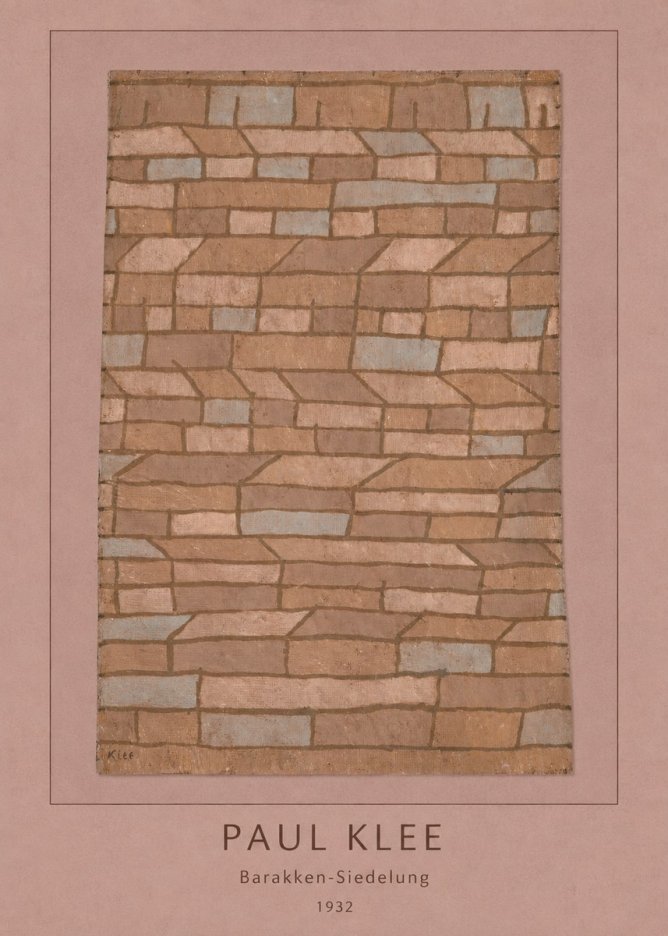 Paul Klee Barakken-siedelung No4 - Juliste