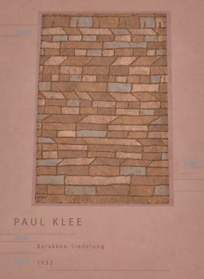 Paul Klee Barakken-siedelung No6 - Juliste