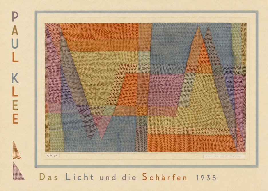 Paul Klee Das Licht Und Die Schärfen No2 - Juliste