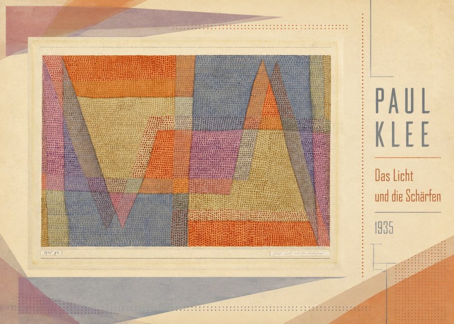 Paul Klee Das Licht Und Die Schärfen No3 - Juliste