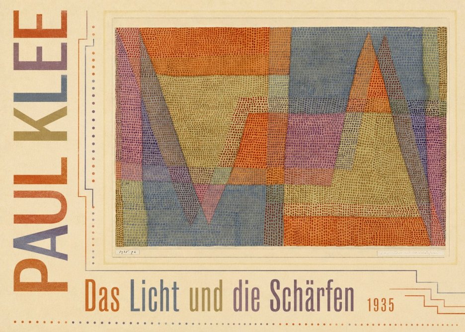 Paul Klee Das Licht Und Die Schärfen No5 - Juliste