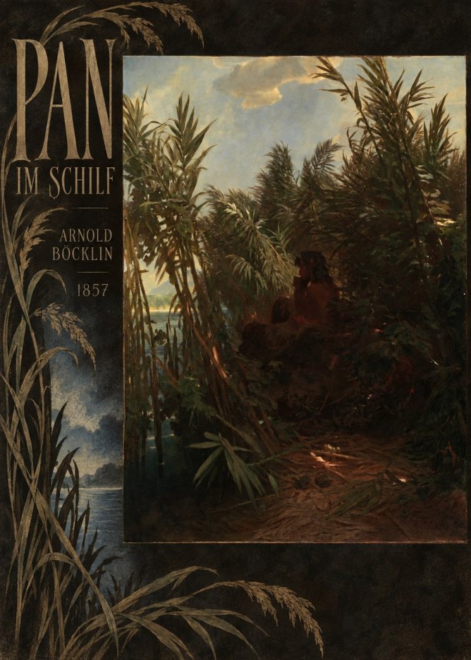 Arnold Böcklin Pan Im Schilf No6 - Juliste