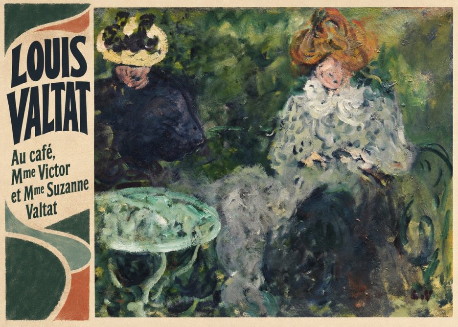Louis Valtat Au Café, Mme Victor Et Mme Suzanne Valtat No5 - Juliste