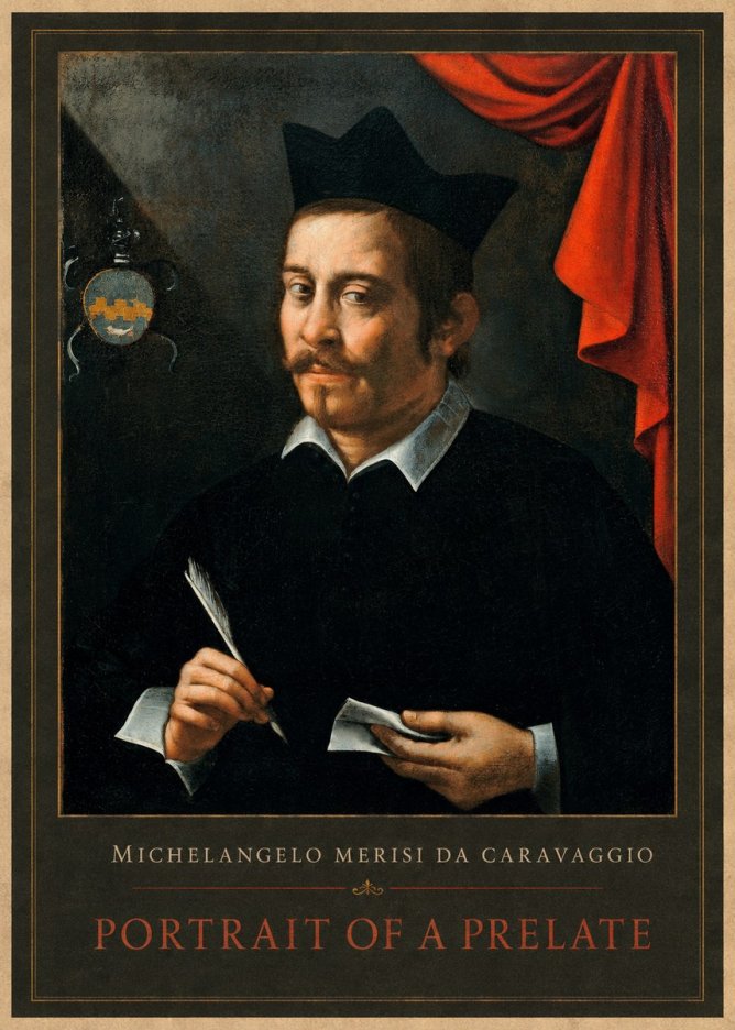 Michelangelo Merisi da Caravaggio Portrait of a Prelate No1 - Juliste