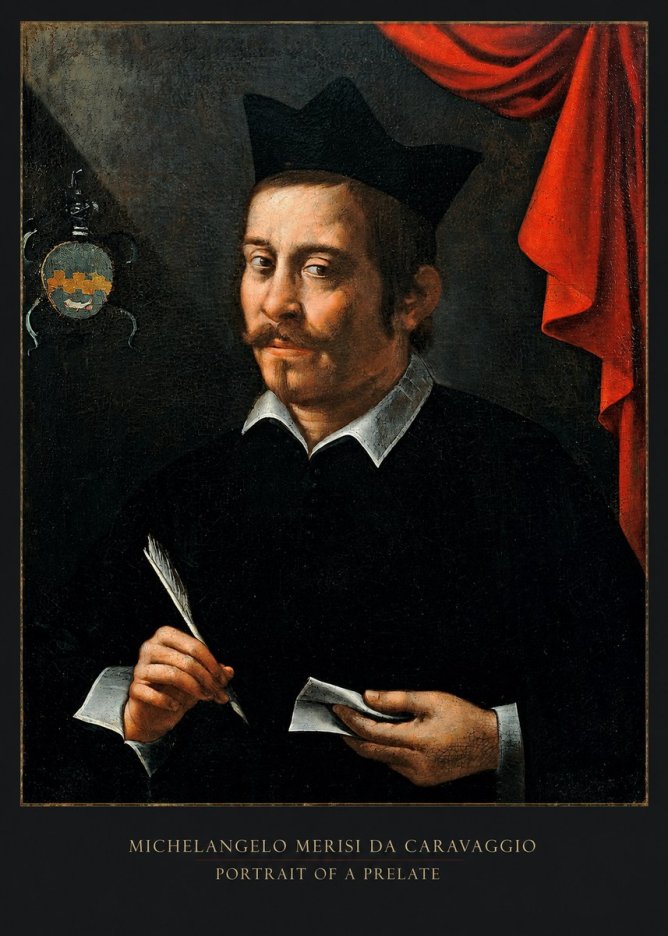 Michelangelo Merisi da Caravaggio Portrait of a Prelate No5 - Juliste