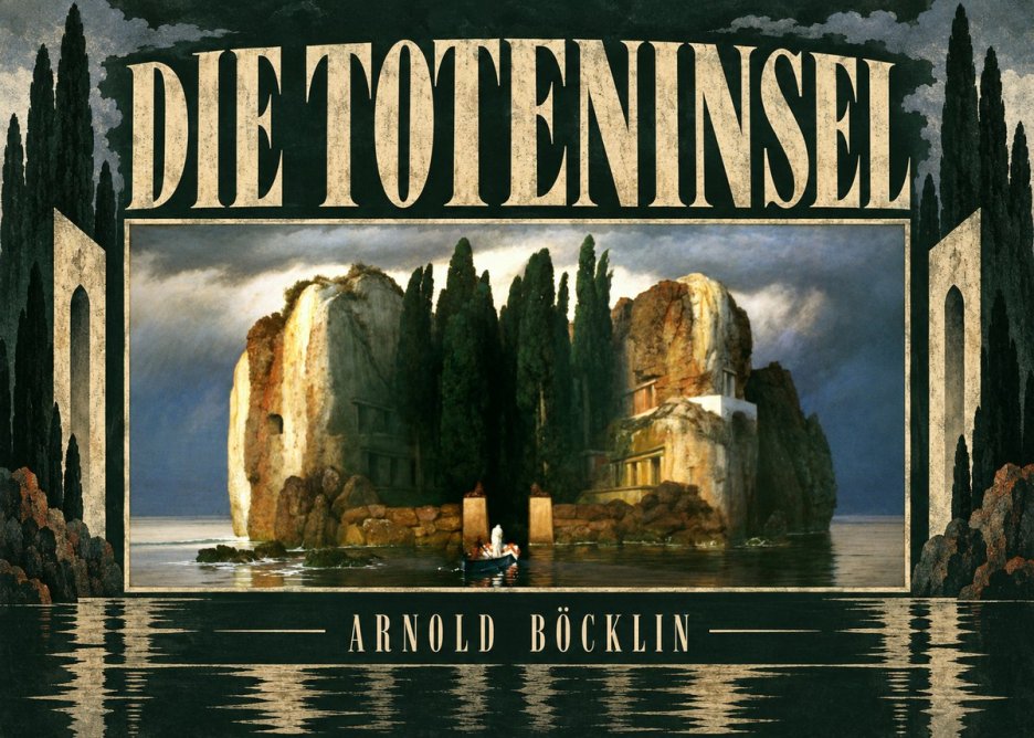 Arnold Böcklin Die Toteninsel II No5 - Juliste