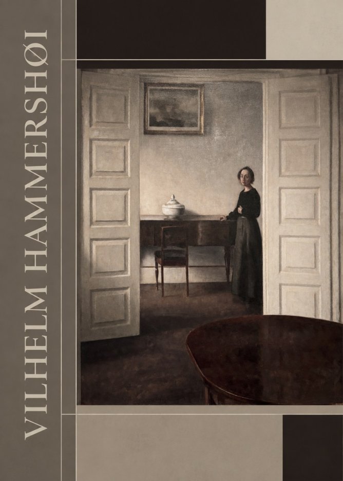 Vilhelm Hammershøi Interior with a Standing Woman No2 - Juliste