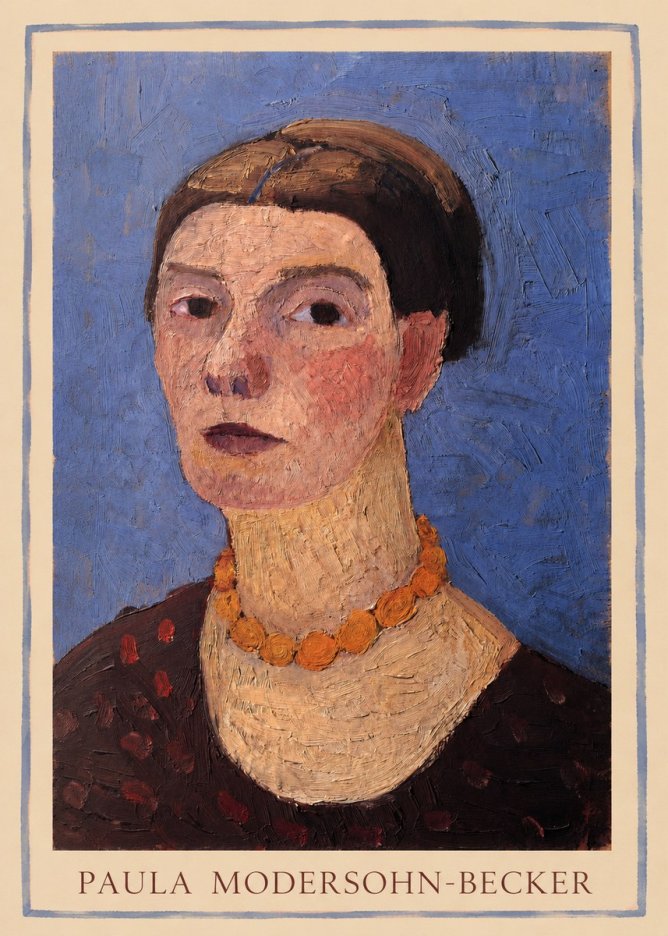 Paula Modersohn-Becker Self-portrait No1 - Juliste