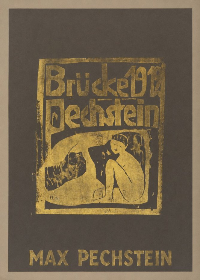 Max Pechstein Brücke 1912 Pechstein No1 - Juliste