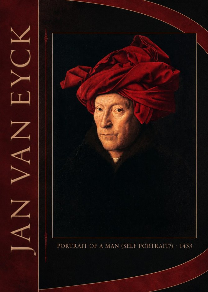 Jan van Eyck Portrait of a Man (Self Portrait?) No4 - Juliste