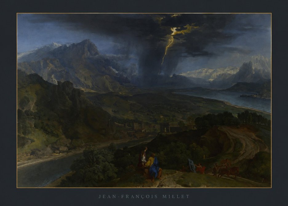 Jean-François Millet The Thunderbolt No6 - Juliste
