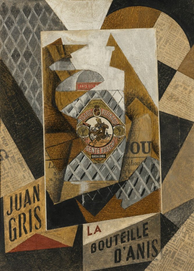 Juan Gris La Bouteille D'anis No5 - Juliste