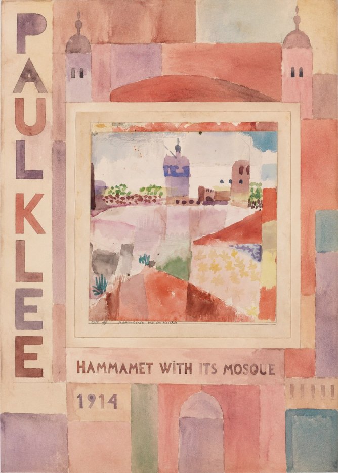 Paul Klee Hammamet with Its Mosque No6 - Juliste