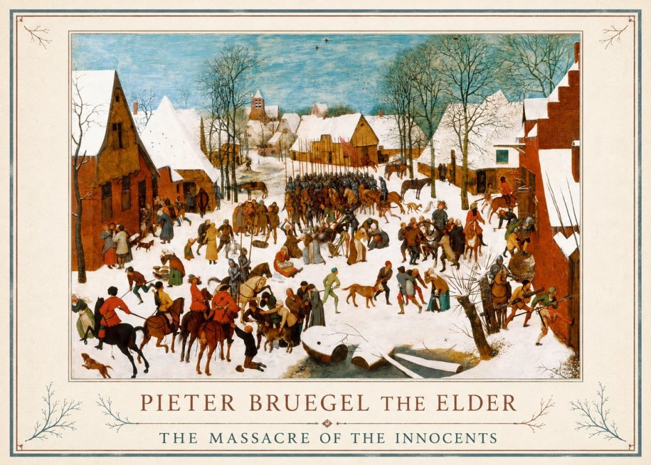 Pieter Bruegel The Massacre of the Innocents No1 - Juliste